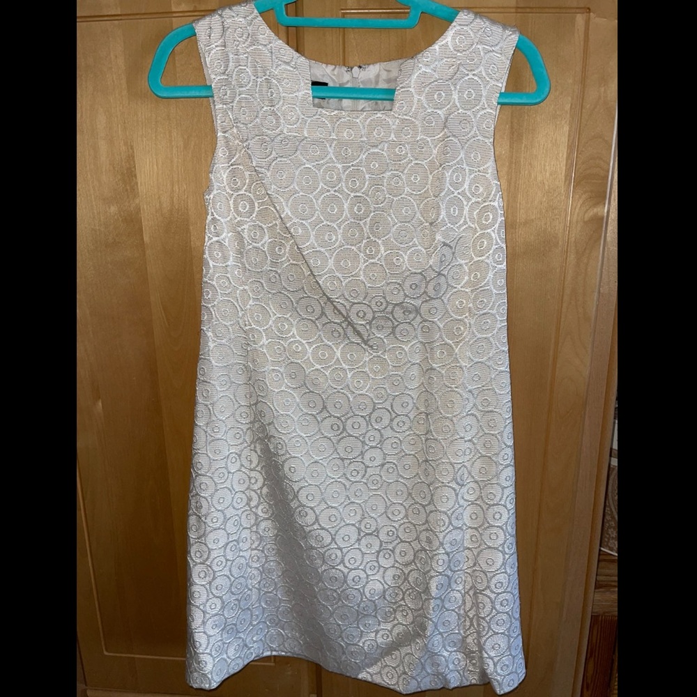 Nine West White Golden Mini dress